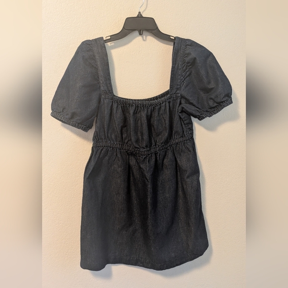 J. Crew Dresses & Skirts - J. Crew Blue Denim Puff Sleeve Mini Dress